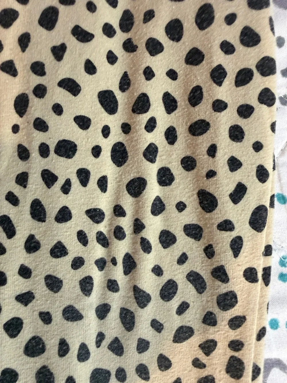 Gar animals Tan Leggings with Black Leopard Spots Size 3T